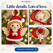 Christmas Angel Wind Spinner Crochet Pattern PDF