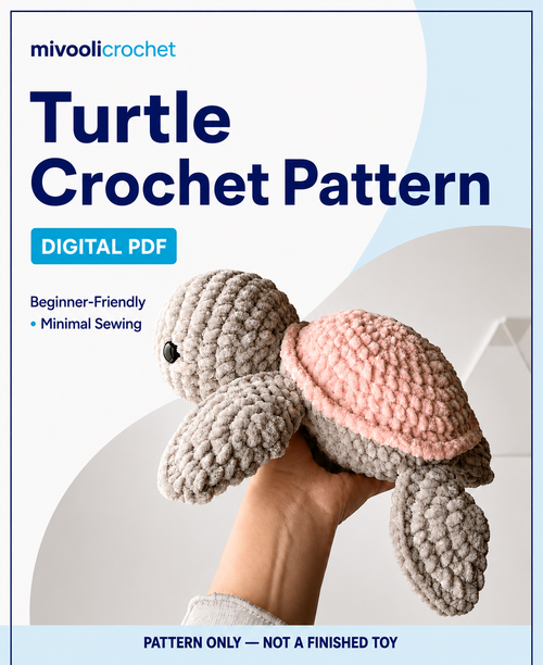 Baby Turtle Crochet Pattern — Clear Steps & Minimal Sewing