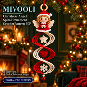 Christmas Angel Wind Spinner Crochet Pattern PDF