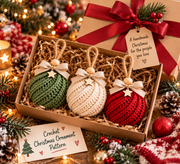 Christmas Bauble Crochet Pattern PDF