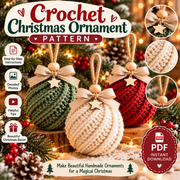 Christmas Bauble Crochet Pattern PDF