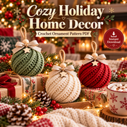 Christmas Bauble Crochet Pattern PDF