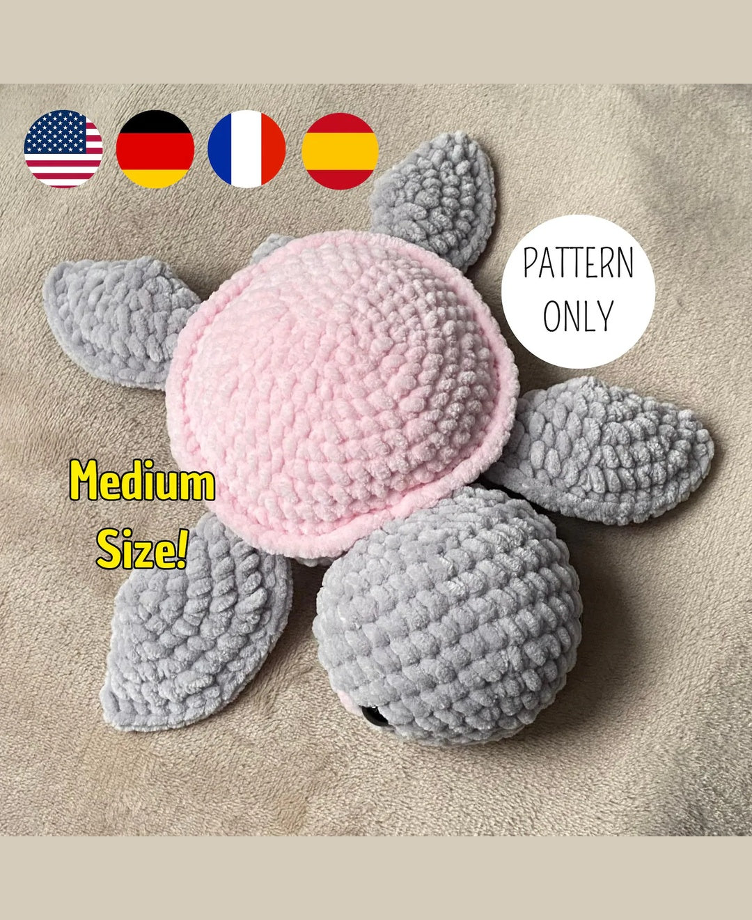 Baby Turtle Crochet Pattern — Clear Steps & Minimal Sewing